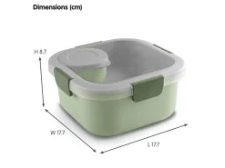 Sunware sigma Home Food 2er-Set Lunchbox - grün