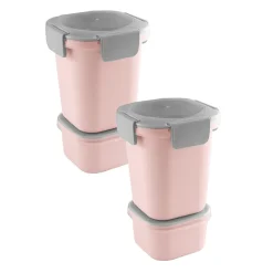 Sunware sigma home Food 2er-Set Lunchbecher - rosa
