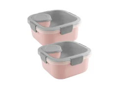 Sunware sigma Home Food 2er-Set Lunchbox - rosa