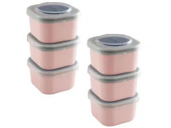 Sunware Sigma home Food to go Set von 6 Lunchboxen - Pink