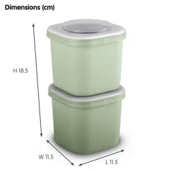 Sunware Sigma home Food to go 2er-Set Lunchbox - Green