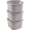 Sunware Sigma home Food to go 3er-Set Lunchboxen - Pink