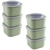 Sunware Sigma home Food to go Set von 6 Lunchboxen - Green