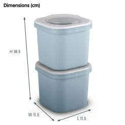 Sunware Sigma home Food to go Set von 2 Lunchboxen - Blue