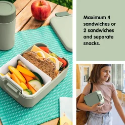 Sunware Sigma home Food to go Brotdose - Green