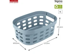 Sunware Sigma home 5L 6er satz Korbe - Blue