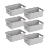Sunware Sigma home 9L Set von 4 Aufbewahrungsboxen - Grey