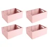 Sunware Sigma home 13L Set von 4 Faltkisten - Pink