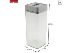 Sunware Sigma home Transparant Grey 1,4 Liter Vorratdose