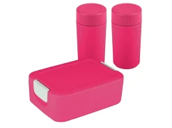 Sunware Sigma Lunchbox home mit 2 Trinkbechern - Fuchsia