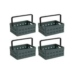 Sunware Square 24 Liter 4er-Set Klappboxen mit Griff