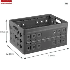 Sunware Square 46 Liter Klappbox - Anthracite