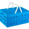 Sunware Square 32 Liter Klappbox mit Griff und Kühltasche - Blue
