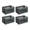 Sunware Square Heavy Duty 45 Liter 4er-Set Klappboxen
