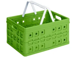 Sunware Square Klappkiste mit Henkel - Green