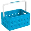 Sunware Square kleine Klappkiste mit Henkel - Blue