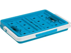 Sunware Square kleine Klappkiste mit Henkel - Blue