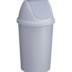 Sunware Twinga 45 Liter graue Schwingdeckeleimer