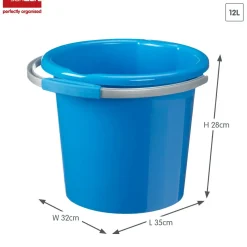 Sunware Water-line 12 Liter Eimer - Blue