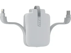 TAU 3 in 1 Mini-Powerbank - White