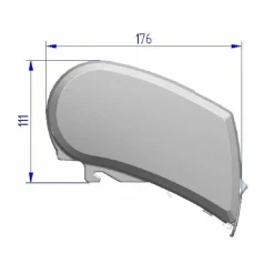 Thule 9200 230V weiß 500 Uni-Grey Kassettenmarkise