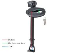 Thule Bike Holder 2 ACUTight mittellange Fahrradklemme – schwarz