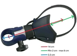Thule Omni-Bike Holder 1 kurze Fahrradklemme – silber