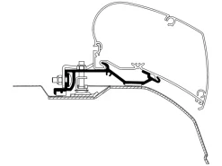 Thule Omnistor 6300 Ducato Aluminium 375 Kassettenmarkise