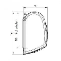 Thule Omnistor 5200 Weiß 500 Sapphire Blue Kassettenmarkise