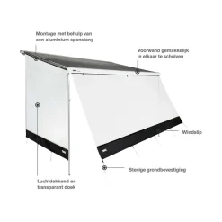 Thule Sun Blocker G2 Seitenwand Large - 275 cm