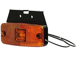 Tip-it 12/24V Led Seitenmarkierungsleuchte mit Halterung - Orange