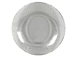 Transparenter grauer Teller Ø20 cm