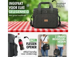 Travelhawk 15 Liter Kühltasche - Black