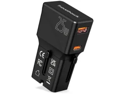 Travelhawk Internationaler Reiseadapter - Black