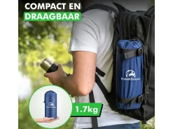 Travelhawk Isomatte für 2 Personen, selbstaufblasend, grün