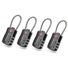 Travelhawk TSA-Kofferschloss - Set von 4