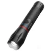 Travelhawk Wiederaufladbare Taschenlampe - Black