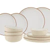 Travellife Avila Chalk White Geschirrset – 12-teilig