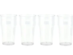 Travellife Feria Clear Bierglas - Set von 4