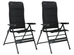 Travellife Festo XL 2er-Set Klappstühle - Graphite Black