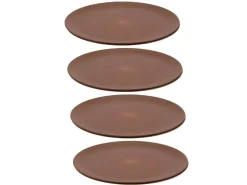 Travellife Nova Cacao 25,5 cm Essteller - Set von 4