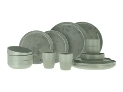 Travellife Palma green 16-teiliges Geschirr-set