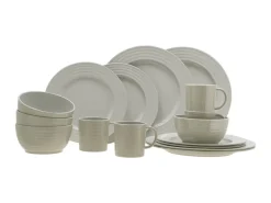 Travellife Rota beige 16-teiliges Geschirr-set