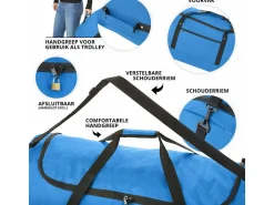 TravelZ 100 Liter faltbare Rolltasche