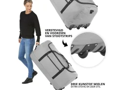 TravelZ 100 Liter faltbare Rolltasche