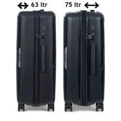 TravelZ Swinger 67cm Reisekoffer - Black
