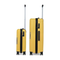 TravelZ Swinger 2-teilige Kofferset - Yellow
