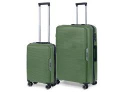 TravelZ Swinger 2-teilige Kofferset - Green