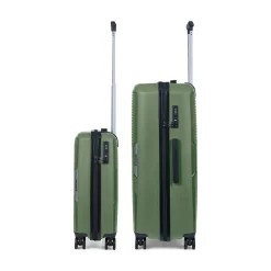 TravelZ Swinger 2-teilige Kofferset - Green