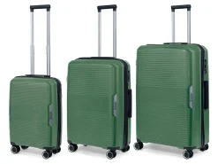 TravelZ Swinger 3-teiliges Kofferset - Green